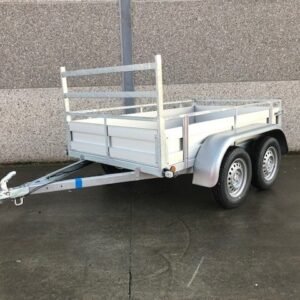 Remorque 257x132 cm aluminium double essieux