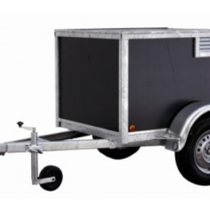 Remorque BW Trailers 2 chiens marron