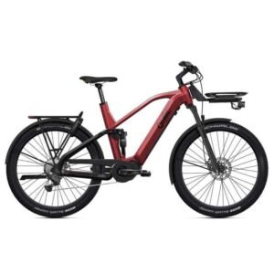 VTT tout suspendu électrique​ O2Feel Vern FS 7 Adventure Shimano Cues 9V 720 Wh 27.5" Rouge
