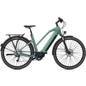 VTC Électrique O2feel iSwan Explorer Boost Mid 6.1 Shimano Alivio 9V 540 Wh