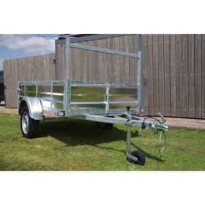 Remorque simple essieu 225x132 cm