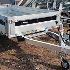 Remorque double essieux freinée 1500 kg benne Brenderup BT 4260SB1500